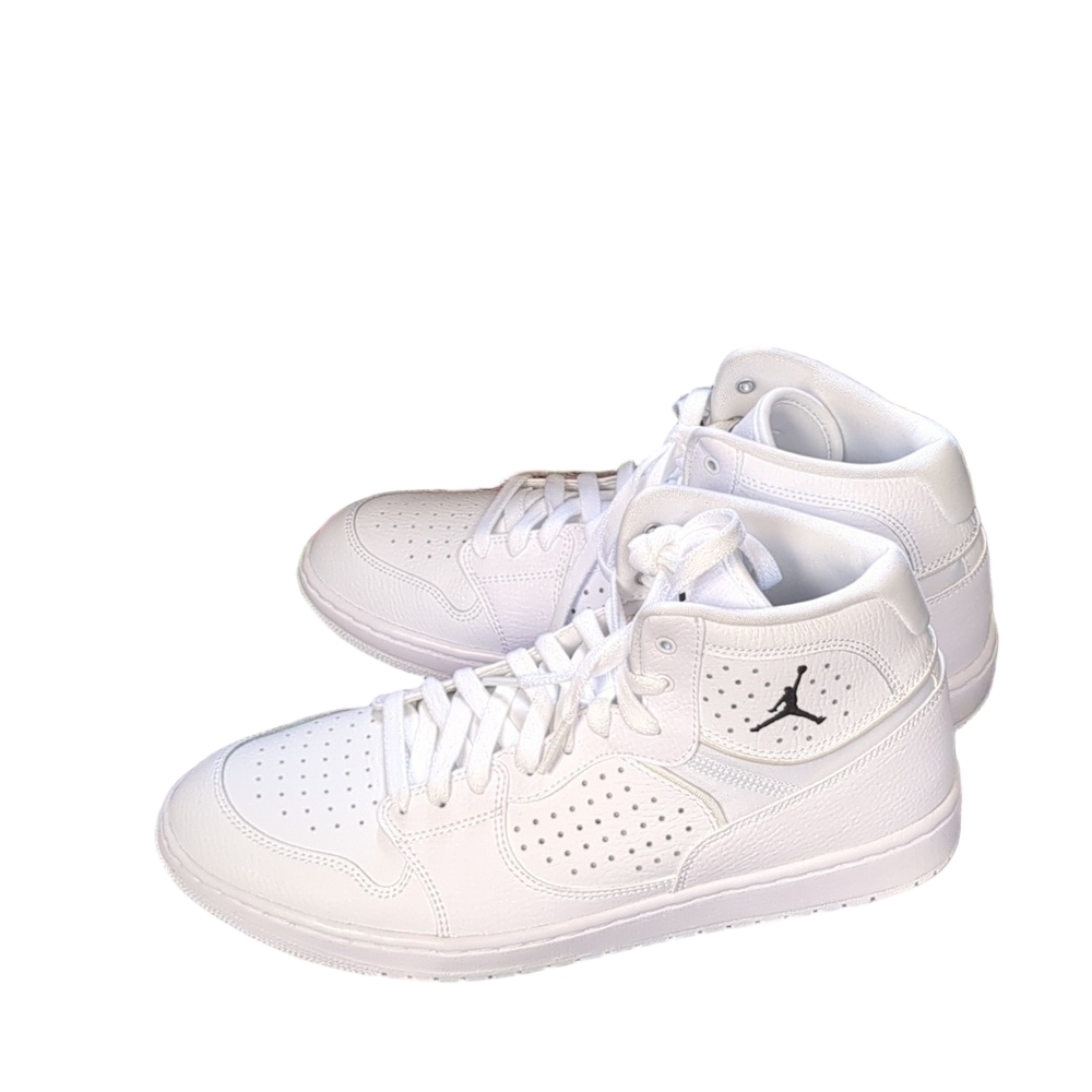 JORDAN Jumpman access white high tops size 10.5 - Picture 5 of 9